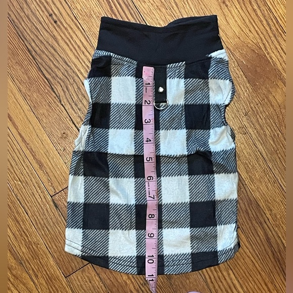 NWOT 11 inch Dog Flannel Jacket - Picture 1 of 1